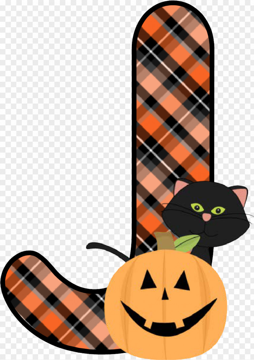 Tartan Plaid Halloween Orange Background PNG