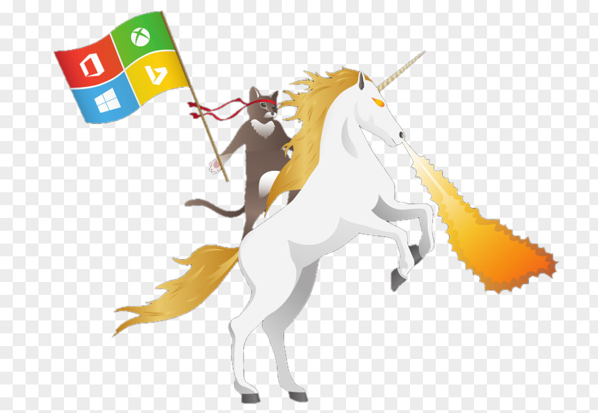 Unicorn Background Cat Microsoft Windows 10 Desktop Wallpaper PNG