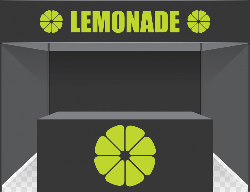 Vector Design Lemonade Booth Stand PNG