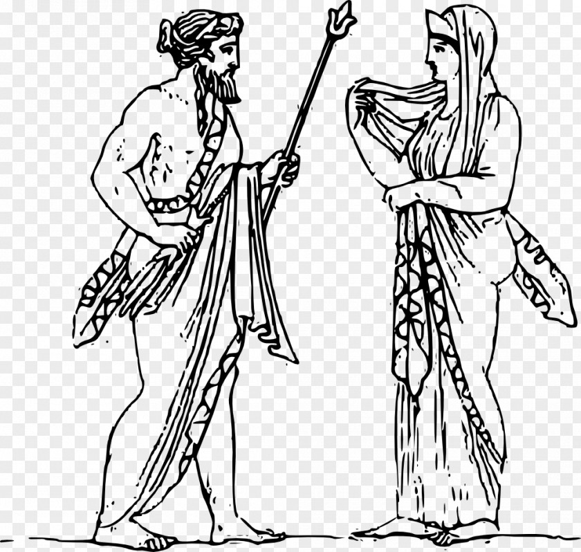 Zeus Cliparts Hera Echo Greek Mythology Clip Art PNG