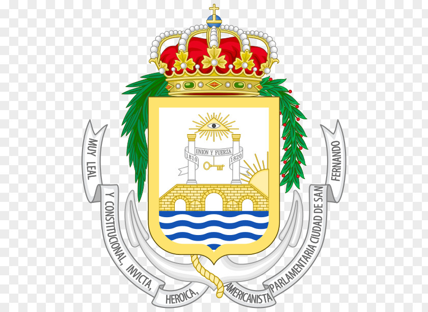 Cadiz Spain Escudo De San Fernando Coat Of Arms Wikipedia PNG