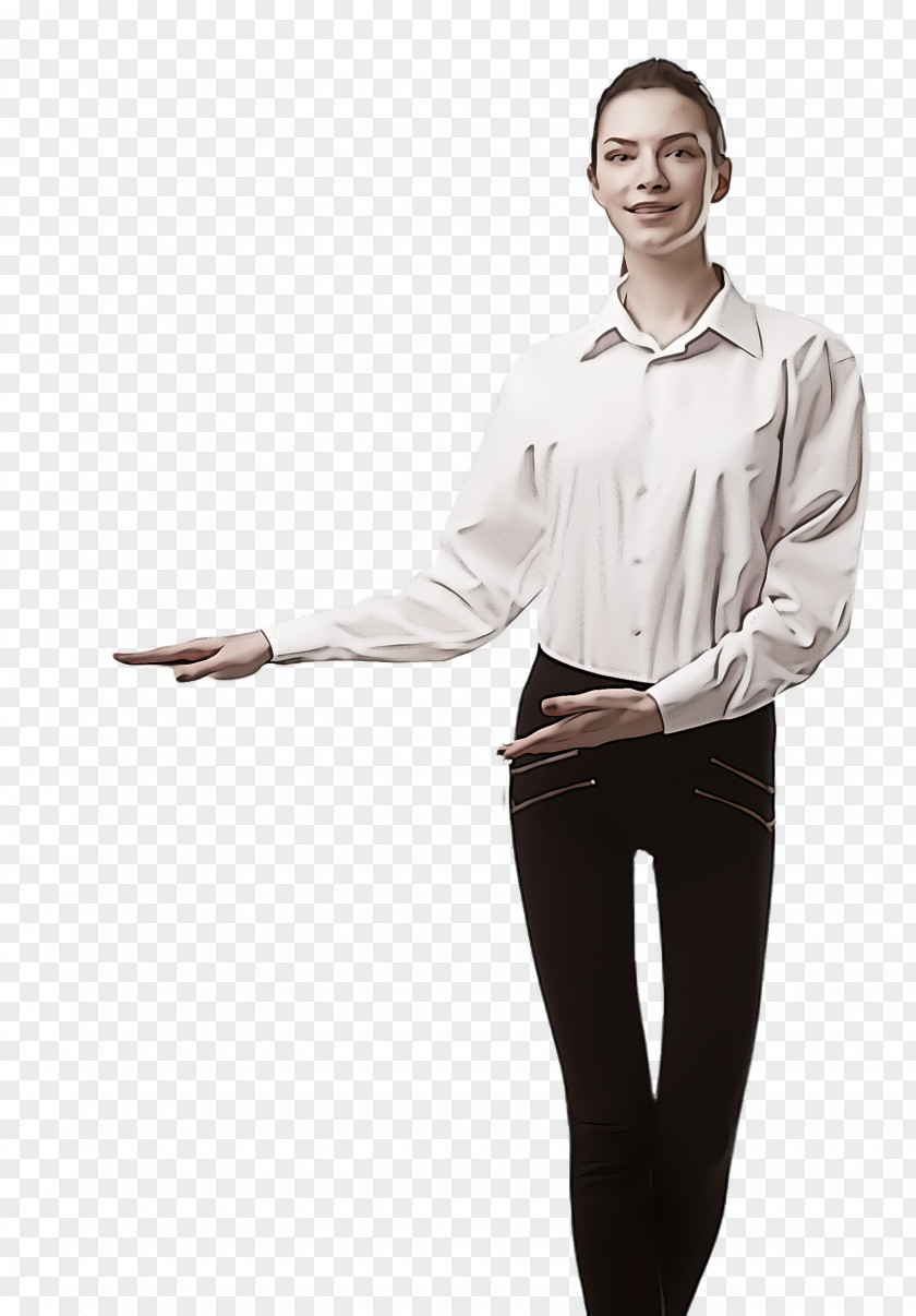 Collar Shirt White Standing Clothing Sleeve Arm PNG