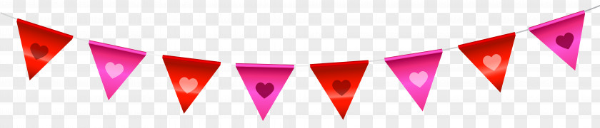 Heart Streamer Transparent Clip Art PNG