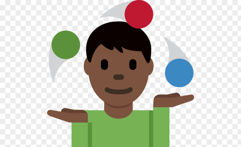 Juggling Human Skin Color 605 Running Company Emoji Person PNG