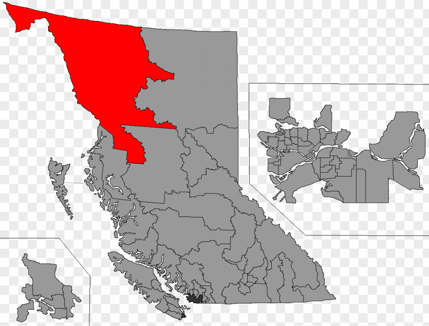 Map Stikine Columbia River-Revelstoke Nanaimo Boundary-Similkameen PNG