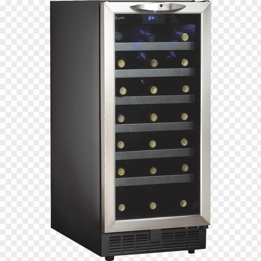 Wine Cooler Cellar Danby Silhouette Cheshire DWC1534BLS PNG