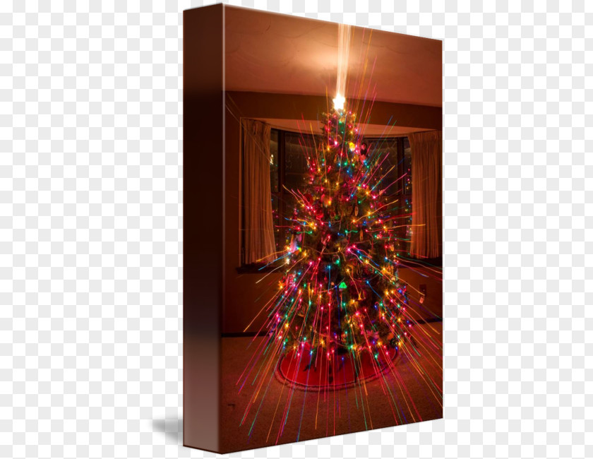 Abstract Light Christmas Tree Ornament Lights PNG
