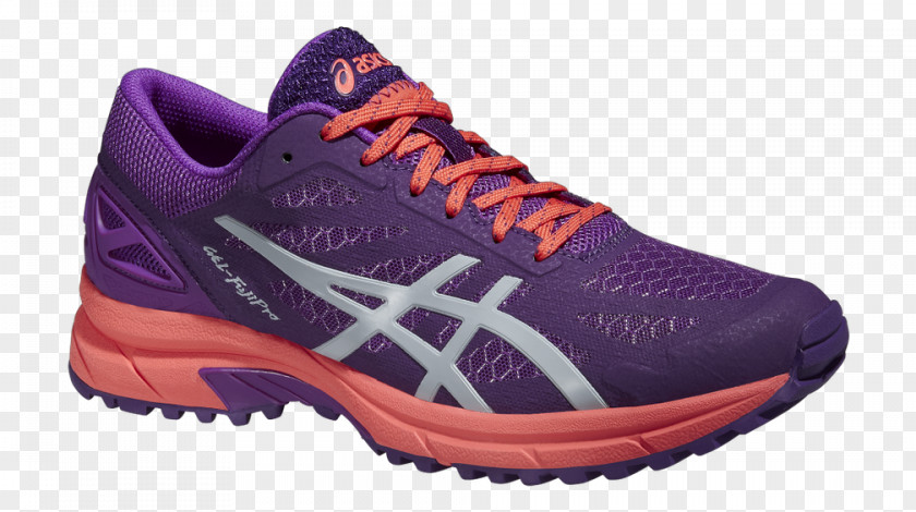 Asics Tennis Shoes For Women Grey Gel-Fujiattack 5 Women's Trail Running Sports Gel-FujiPro PNG