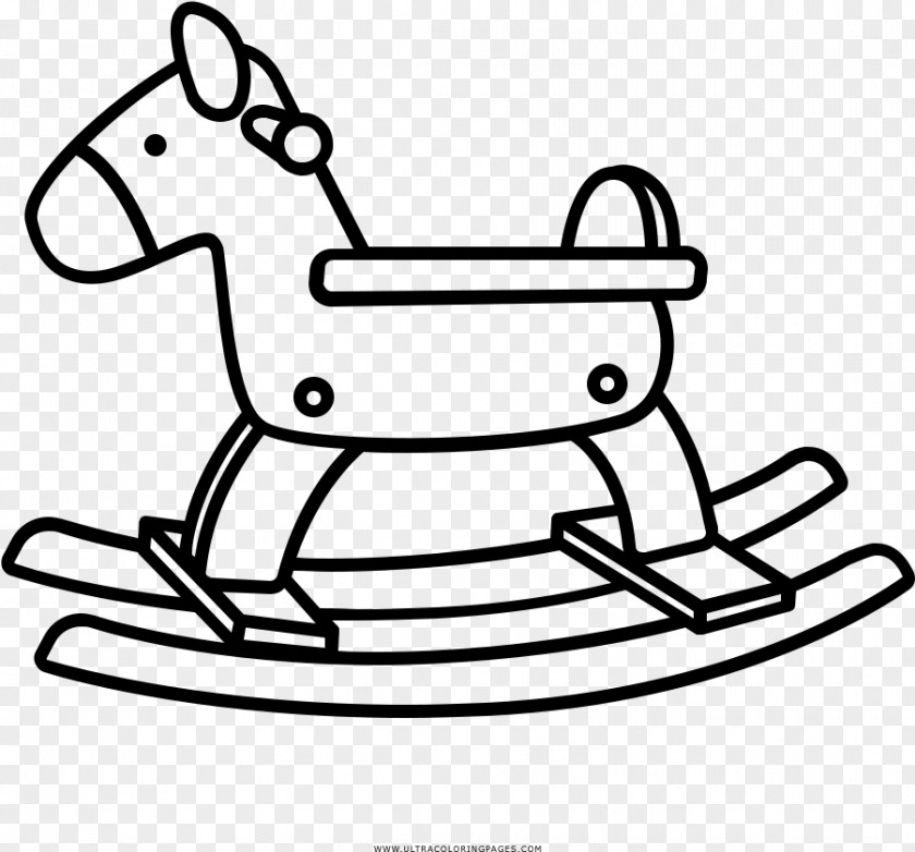 Blackandwhite Furniture Unicorn Drawing PNG