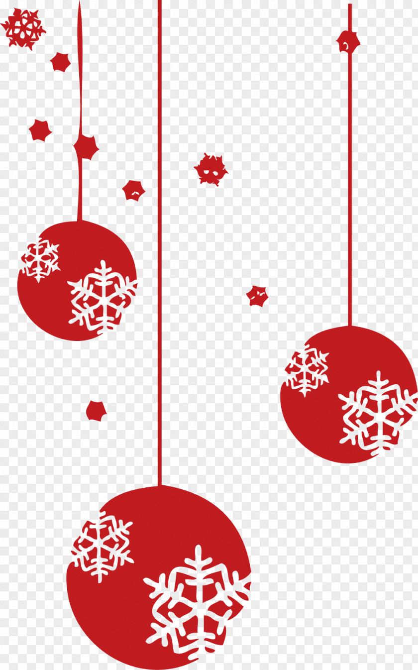 Creative Christmas Ornaments Snowflake Ball New Year Ornament Clip Art PNG