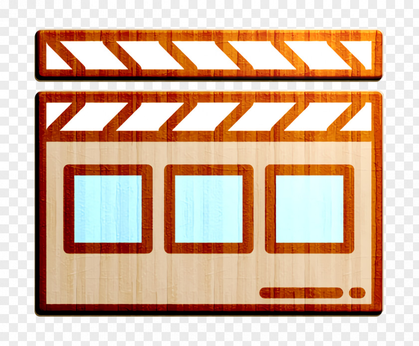 Movie  Film Icon Clapperboard Ui PNG