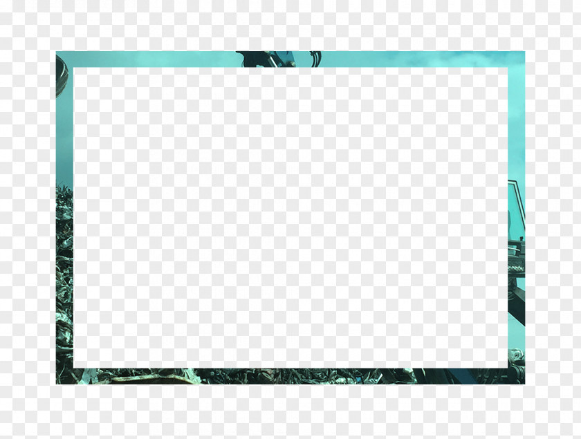 Picture Frames Pattern Line Turquoise Image PNG