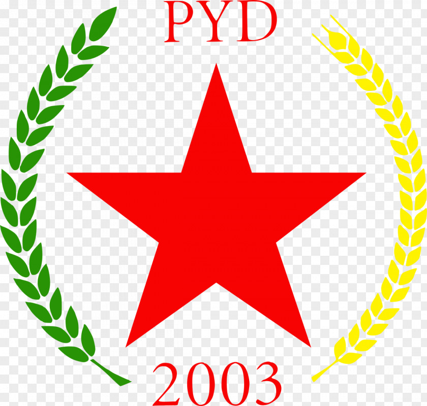 Star Democratic Federation Of Northern Syria Turkey Union Party Political PNG