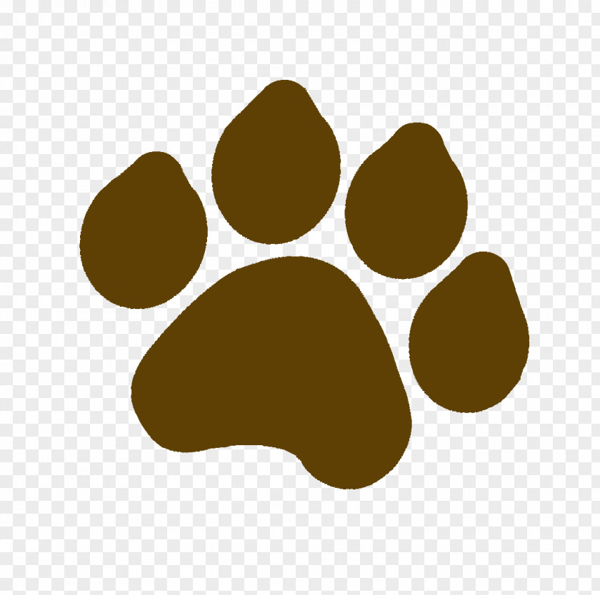 Brown Dog Paw Cat Printing Clip Art PNG