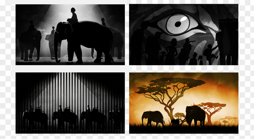 Protect The Animals Nucco Brain World Animal Protection Graphics Visual Narrative Elephants PNG