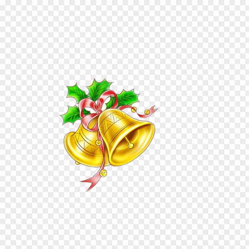 Christmas Bells Gold PNG