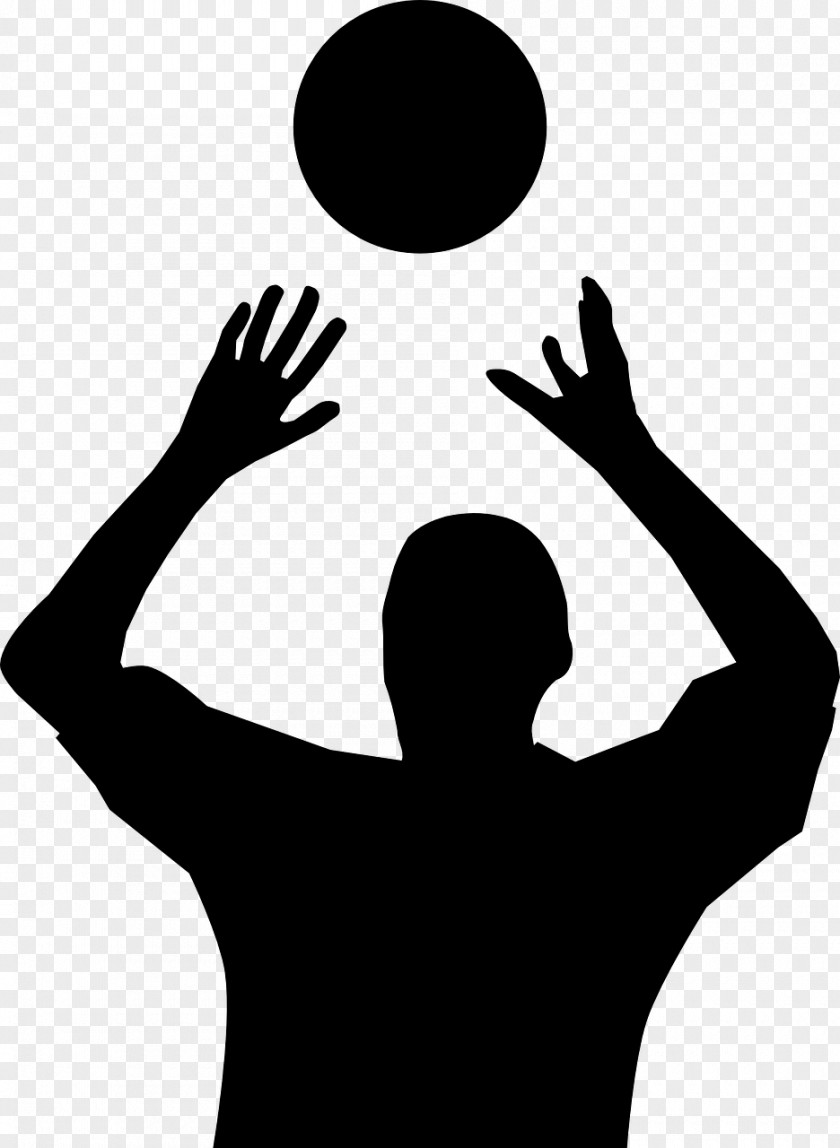 Handball Beach Volleyball Silhouette Clip Art PNG