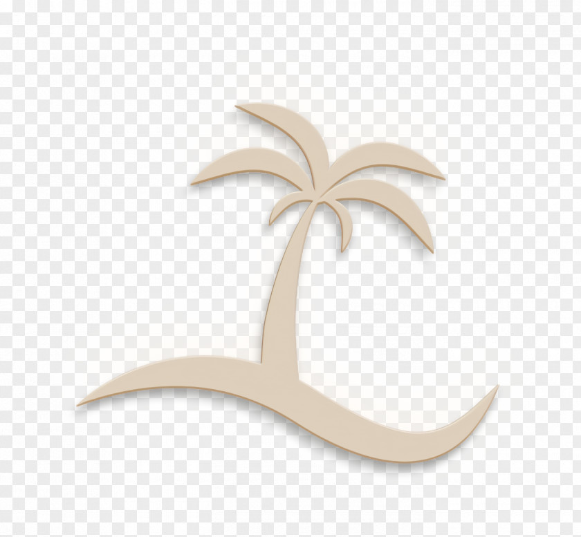 Island With A Palm Tree Icon Nature PNG