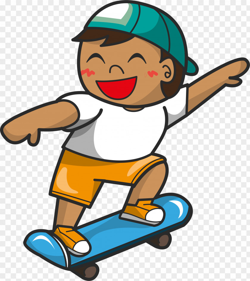 Skateboard Cartoon Extreme Sport Clip Art PNG