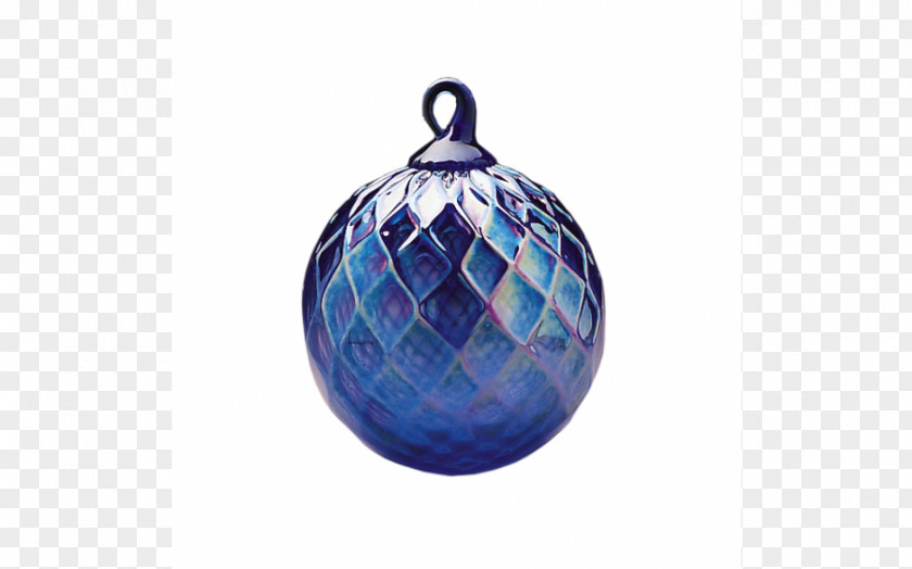 Wedding Ornament Christmas Glass Cobalt Blue Color PNG