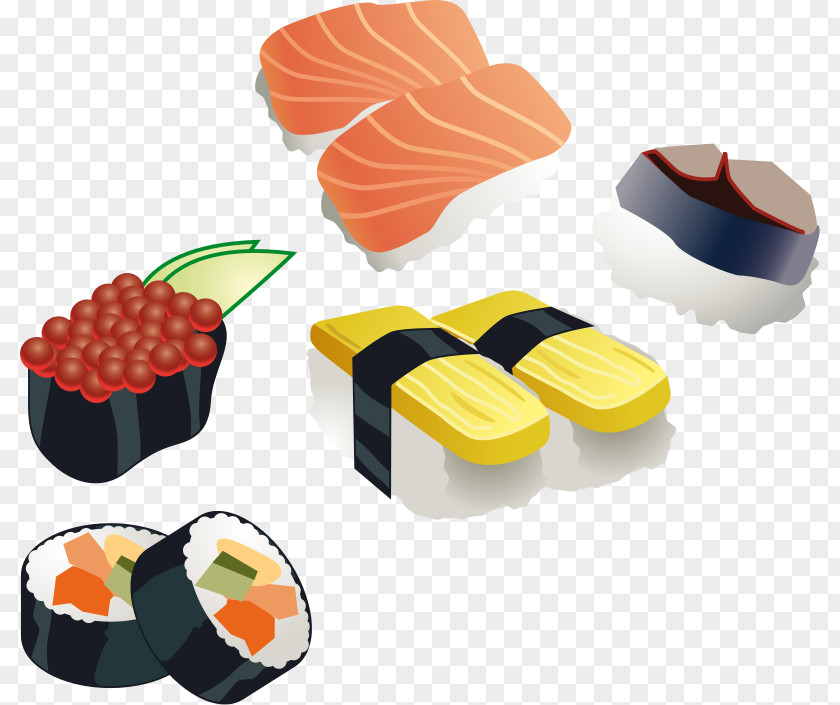 Yummy Cliparts Sushi Japanese Cuisine Sashimi Bento Clip Art PNG