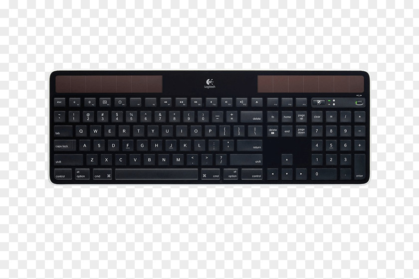 Computer Mouse Keyboard Touchpad Logitech Wireless Solar K750 For Mac PNG