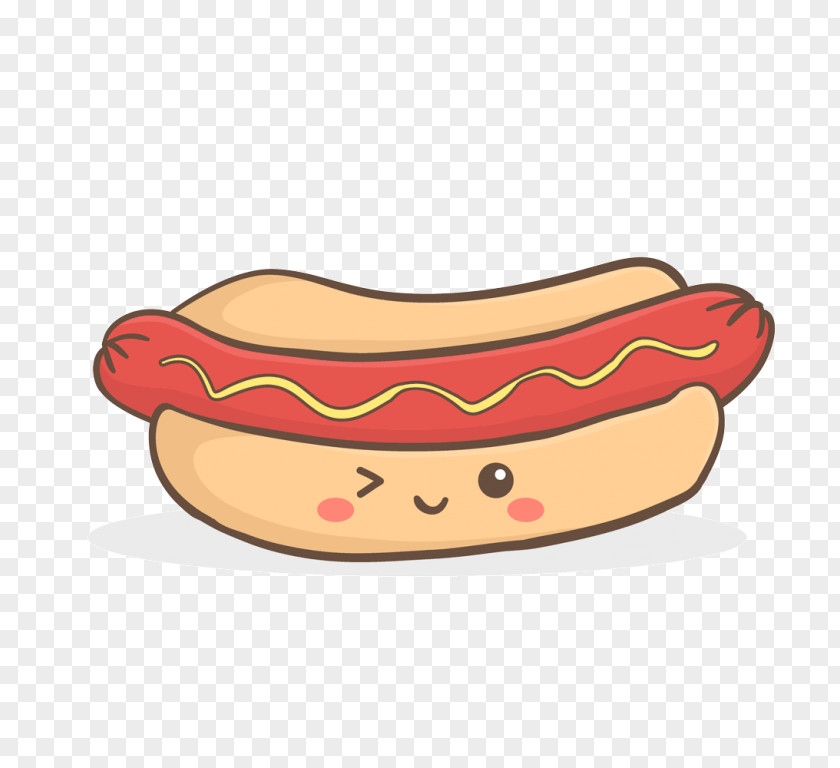 Food Cartoon Kawaii Junk Drawing Hot Dog PNG