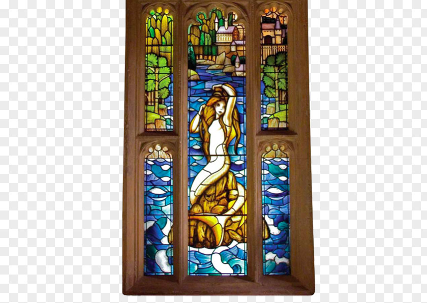 Window Stained Glass Harry Potter Mermaid PNG