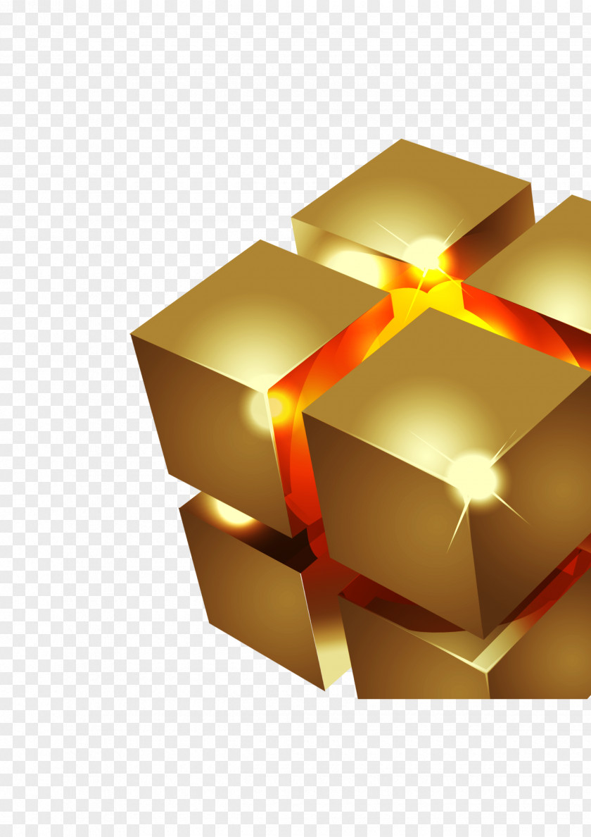 3D Cube Three-dimensional Space PNG