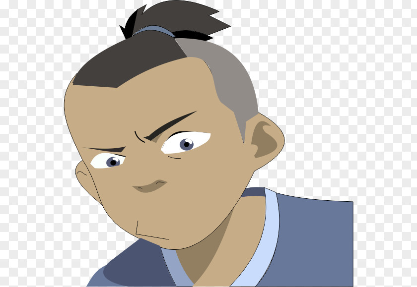 Aang Sokka Water Tribe Character Drawing PNG