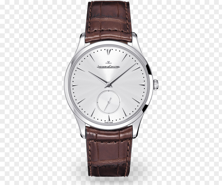 Alligator Jaeger-LeCoultre Master Ultra Thin Moon Watch Power Reserve Indicator Jewellery PNG