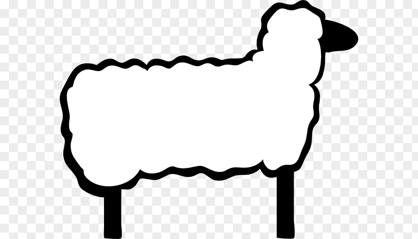 Simple Sheep Cliparts Black Wool Clip Art PNG
