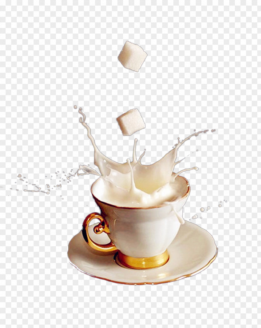 Sweetened Coffee Espresso Cup Tea PNG