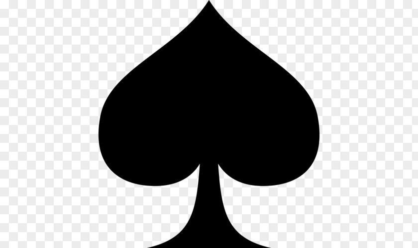 Ace Card Playing Spades Game Clip Art PNG