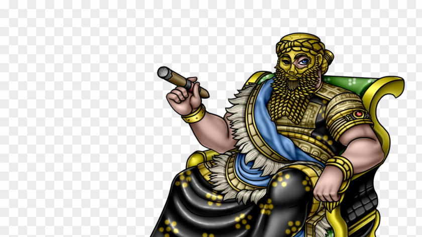 Akkadian Empire Sumer Gilgamesh Art PNG