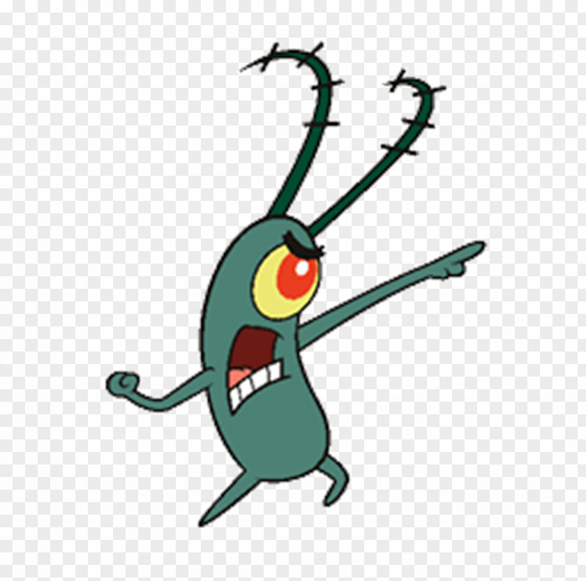 Cartoon Unicycle Plankton And Karen Patrick Star Algae PNG