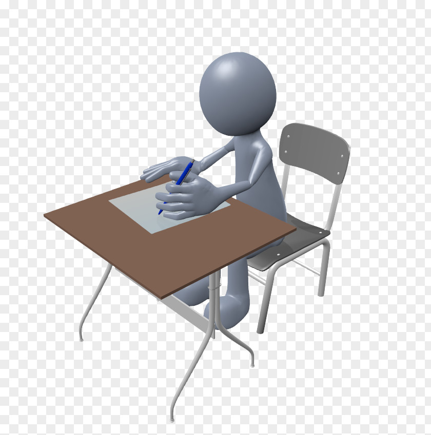 Computer Desk Sitting School PNG