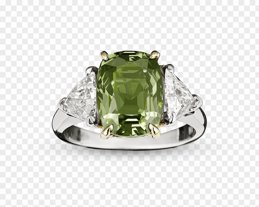 Diamond Gold Engagement Ring Alexandrite Gemstone Jewellery PNG
