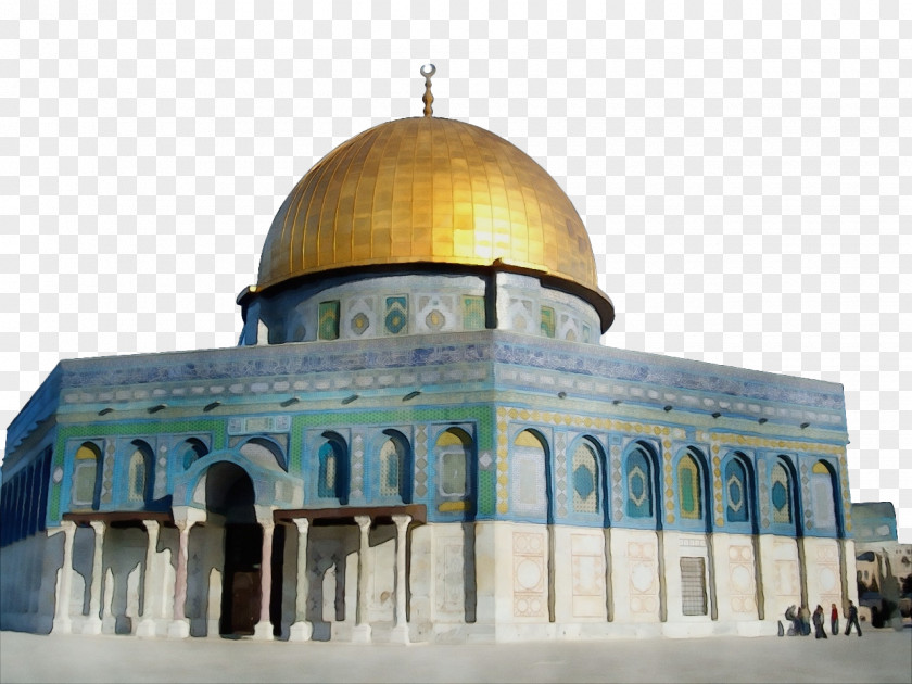 Dome Of The Rock Byzantine Architecture Historic Site Khanqah PNG