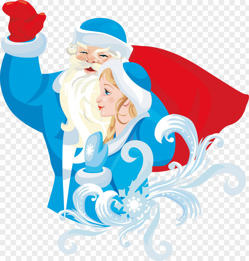 Eraser Ded Moroz Snegurochka Santa Claus Grandfather PNG