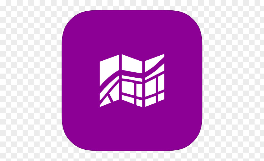 MetroUI Apps Windows8 Maps Square Angle Area Purple PNG