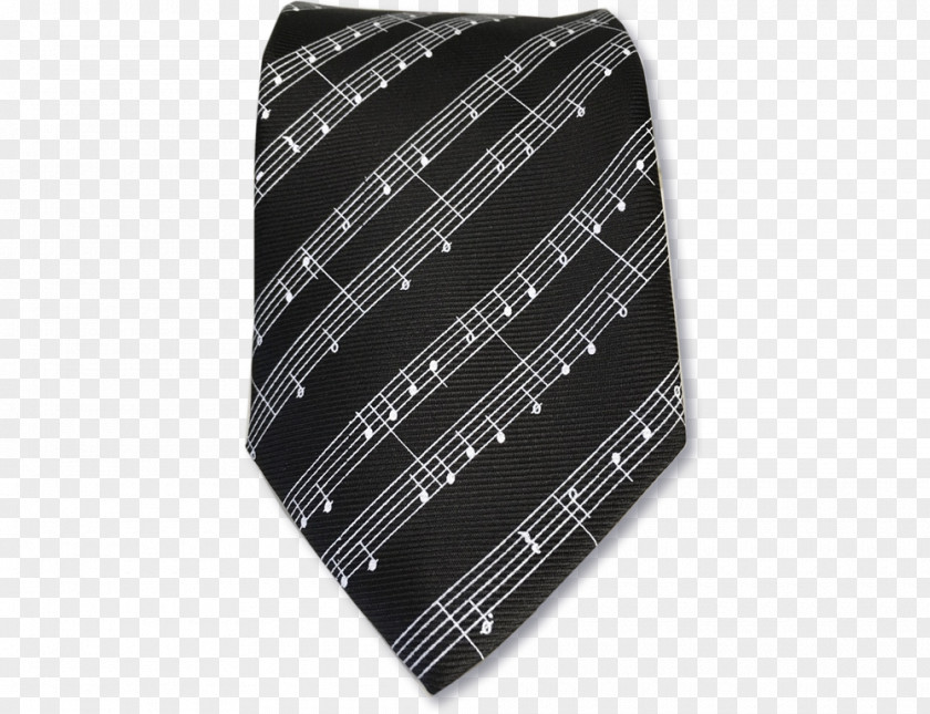 Musical Note Necktie Ascot Tie Silk PNG
