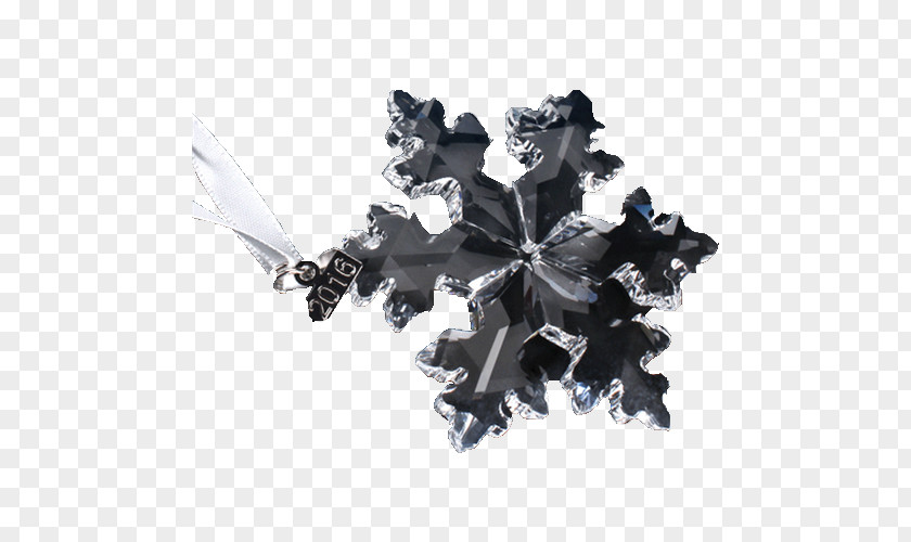 Big Black Snowflake Ornament Christmas Adobe Illustrator PNG