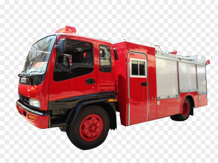 Car Fire Engine Isuzu Forward Truck PNG