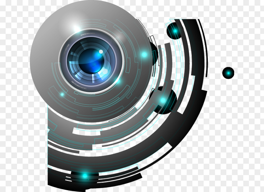 Centro Digital Technology Aperture Camera Lens Circle Abstraction PNG