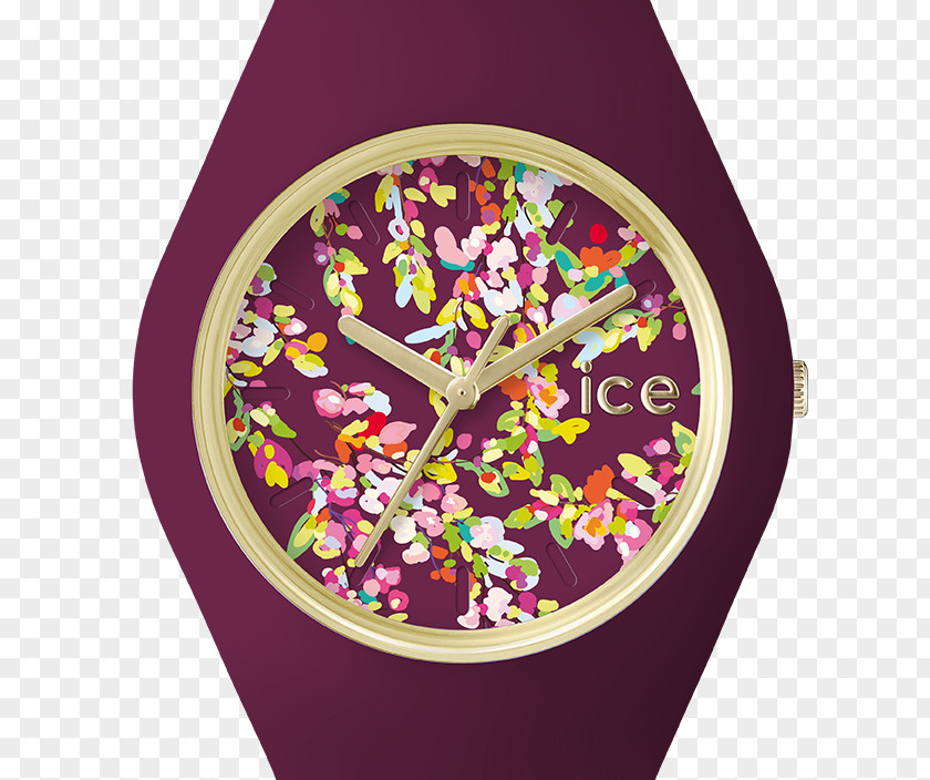 Collect Floral Ice Watch Ice-Watch ICE Sixty-nine Strap Flower PNG
