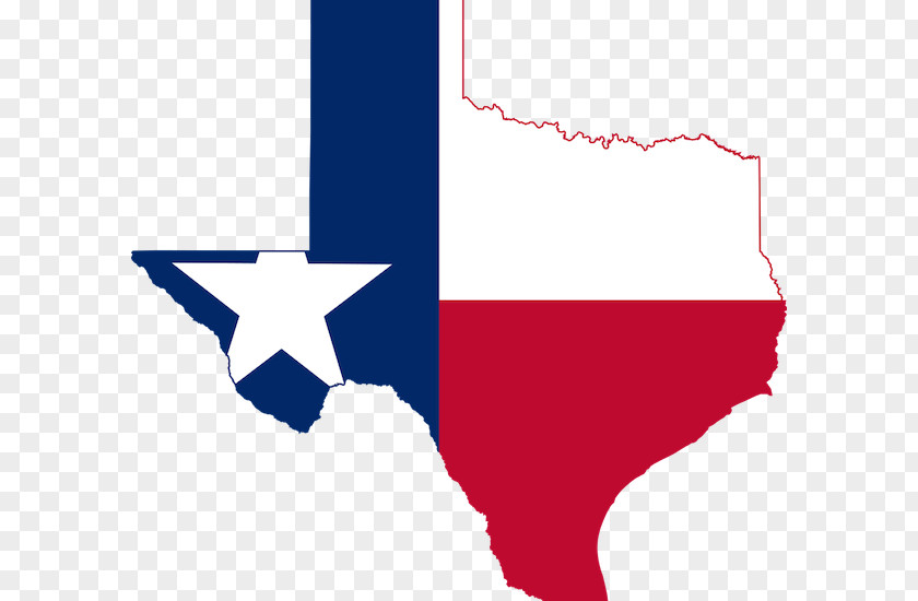 Map Flag Of Texas Vector PNG