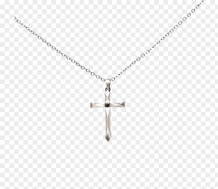 NECKLACE Jewellery Cross Necklace Charms & Pendants Silver PNG