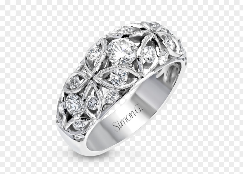Ring Wedding Princess Cut Engagement PNG