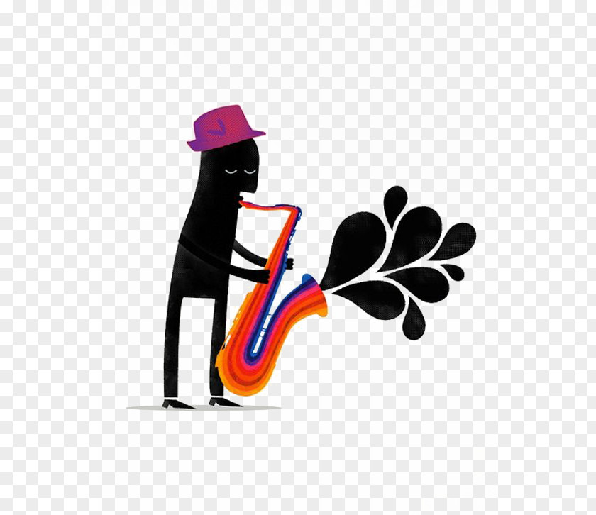 Saxophone Logo PNG